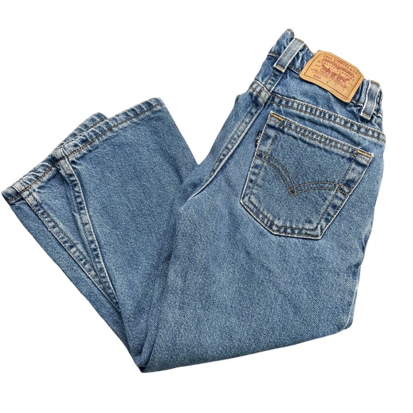 Levi's Other - Vintage Levi’s Black Tab Jeans 566 Relaxed Fit Unisex Size 6 Medium Wash Blue